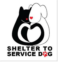 SHELTER TO SERVICE DOG logo