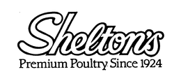 SHELTON'S PREMIUM POULTRY SINCE 1924 logo