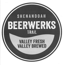 SHENANDOAH BEERWERKS TRAIL VALLEY FRESHVALLEY BREWED logo