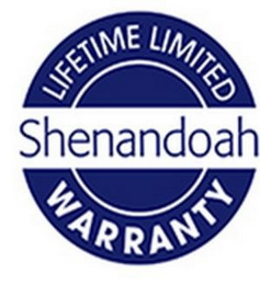 SHENANDOAH LIFETIME LIMITED WARRANTY logo