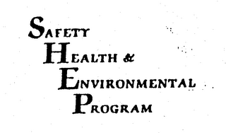 SHEP SAFETY HEALTH & ENVIRONMENTAL PROGRAM logo