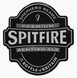 SHEPHERD NEAME PREMIUM SPITFIRE KENTISHALE BOTTLE OF BRITAIN logo