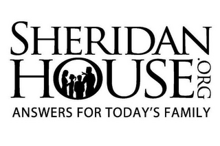 SHERIDAN HOUSE.ORG ANSWERS FOR TODAY'S FAMILY logo