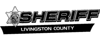 SHERIFF LIVINGSTON COUNTY SHERIFF LIVINGSTON STATE OF NEW YORK COUNTY N. Y. logo