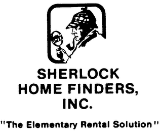 SHERLOCK HOME FINDERS, INC. "TH ELEMENTARY RENTAL SOLUTION" logo
