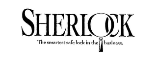 SHERLOCK THE SMARTEST SAFE LOCK IN THE BUSINESS logo