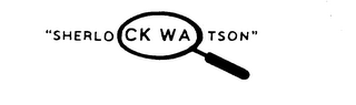 "SHERLOCK WATSON" logo