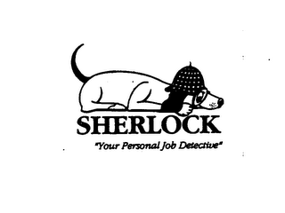 SHERLOCK "YOUR PERSONAL JOB DETECTIVE" logo