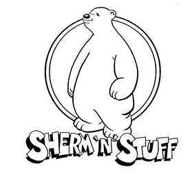 SHERM 'N' STUFF logo