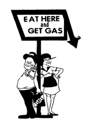 SHERRIL'S EAT HERE AND GET GAS logo