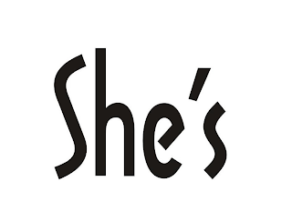 SHE'S logo