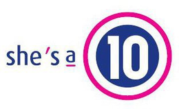 SHE'S A 10 logo