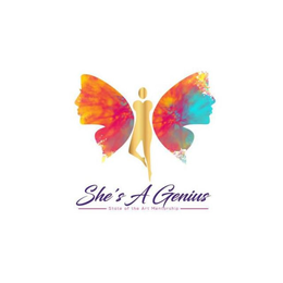 SHE'S A GENIUS STATE OF THE ART MENTORSHIP logo
