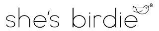 SHE'S BIRDIE logo