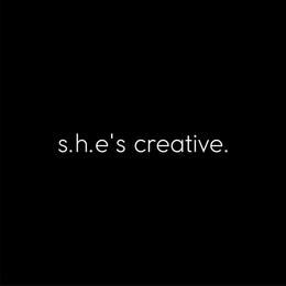 S.H.E'S CREATIVE. logo