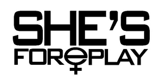 SHE'S FOREPLAY logo