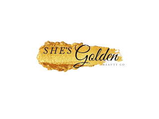 SHE'S GOLDEN BEAUTY CO logo