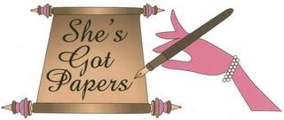 SHE'S GOT PAPERS logo