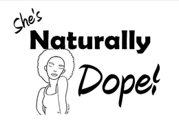 SHE'S NATURALLY DOPE! SRL NAT2RAL logo