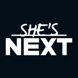 SHE'S NEXT logo