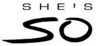 SHE'S SO logo