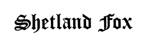 SHETLAND FOX logo