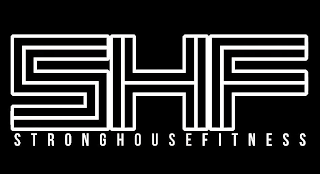 SHF STRONG HOUSE FITNESS logo