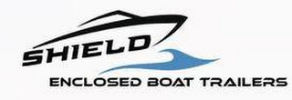 SHIELD ENCLOSED BOAT TRAILERS logo