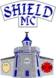 SHIELD MC P.D. DOC FD logo