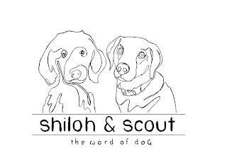 SHILOH & SCOUT THE WORD OF DOG logo