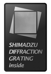 SHIMADZU DIFFRACTION GRATING INSIDE logo