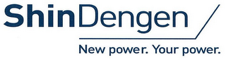 SHINDENGEN NEW POWER. YOUR POWER. logo