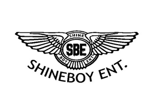 SHINE BOY ENT SHINEBOY ENT. SBE logo