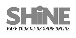 SHINE MAKE YOUR CO-OP SHINE ONLINE logo