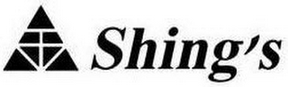 SHING'S logo