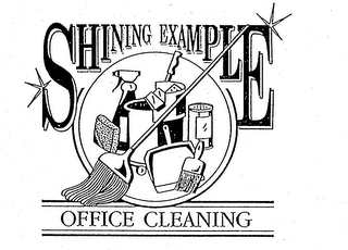 SHINING EXAMPLE OFFICE CLEANING logo