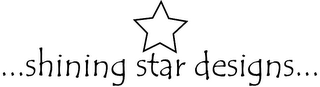 ...SHINING STAR DESIGNS... logo
