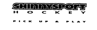 SHINNYSPORT HOCKEY PICK UP & PLAY logo