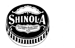 SHINOLA 2 IN 1-SHINOLA-BIXBY CORP. NEW YORK AND INDIANAPOLIS. logo
