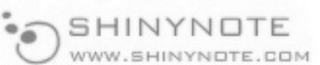 SHINYNOTE WWW.SHINYNOTE.COM logo