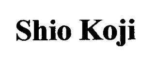 SHIO KOJI logo