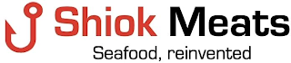 SHIOK MEATS SEAFOOD, REINVENTED logo