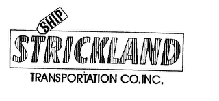 SHIP STRICKLAND TRANSPORTATION CO.INC. logo