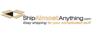 SHIPALMOSTANYTHING.COM EASY SHIPPING FOR YOUR COMPLICATED STUFF logo