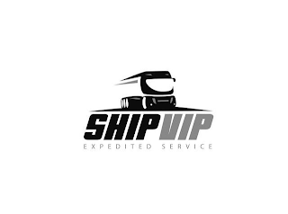 SHIPVIP EXPEDITED SERVICE logo