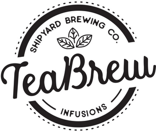 SHIPYARD BREWING CO. TEABREW INFUSIONS logo