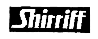SHIRRIFF logo