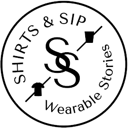 SHIRTS & SIP SS WEARABLE STORIES logo