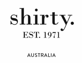 SHIRTY. EST. 1971 AUSTRALIA logo