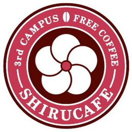 SHIRUCAFE 3RD CAMPUS FREE COFFEE logo